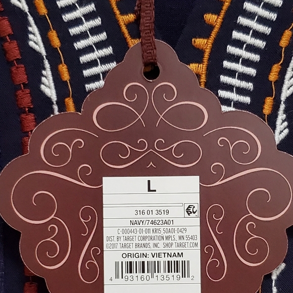 Knox Rose V Neck Navy Blue Short Sleeves Top - Picture 10 of 10